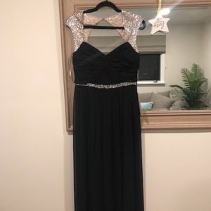 Adrianna Papell 10 Embellished Ruched Jersey Gown